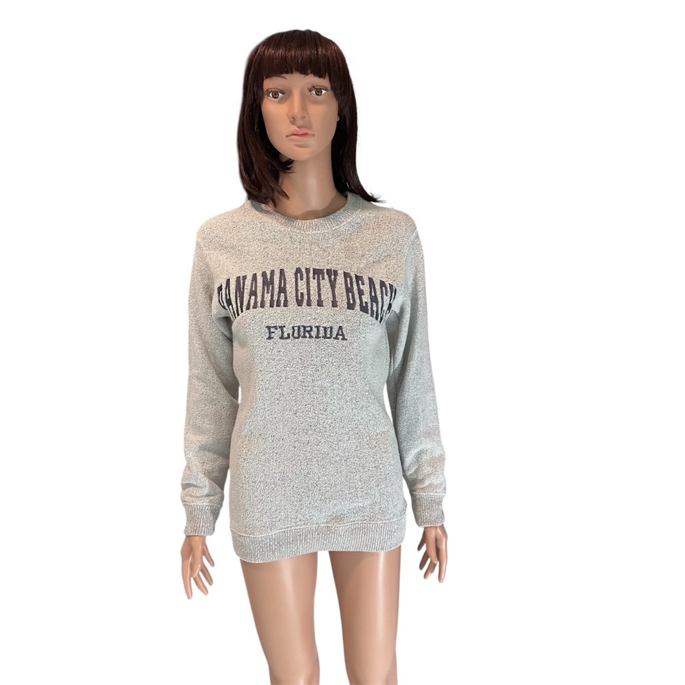 Sunsations Panama City Beach Florida Sweatshirt Women’s Small Gray Pullover